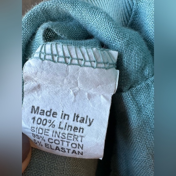 Terri Millennio Sleeveless Linen Dress in light Teal medium - Picture 4 of 5